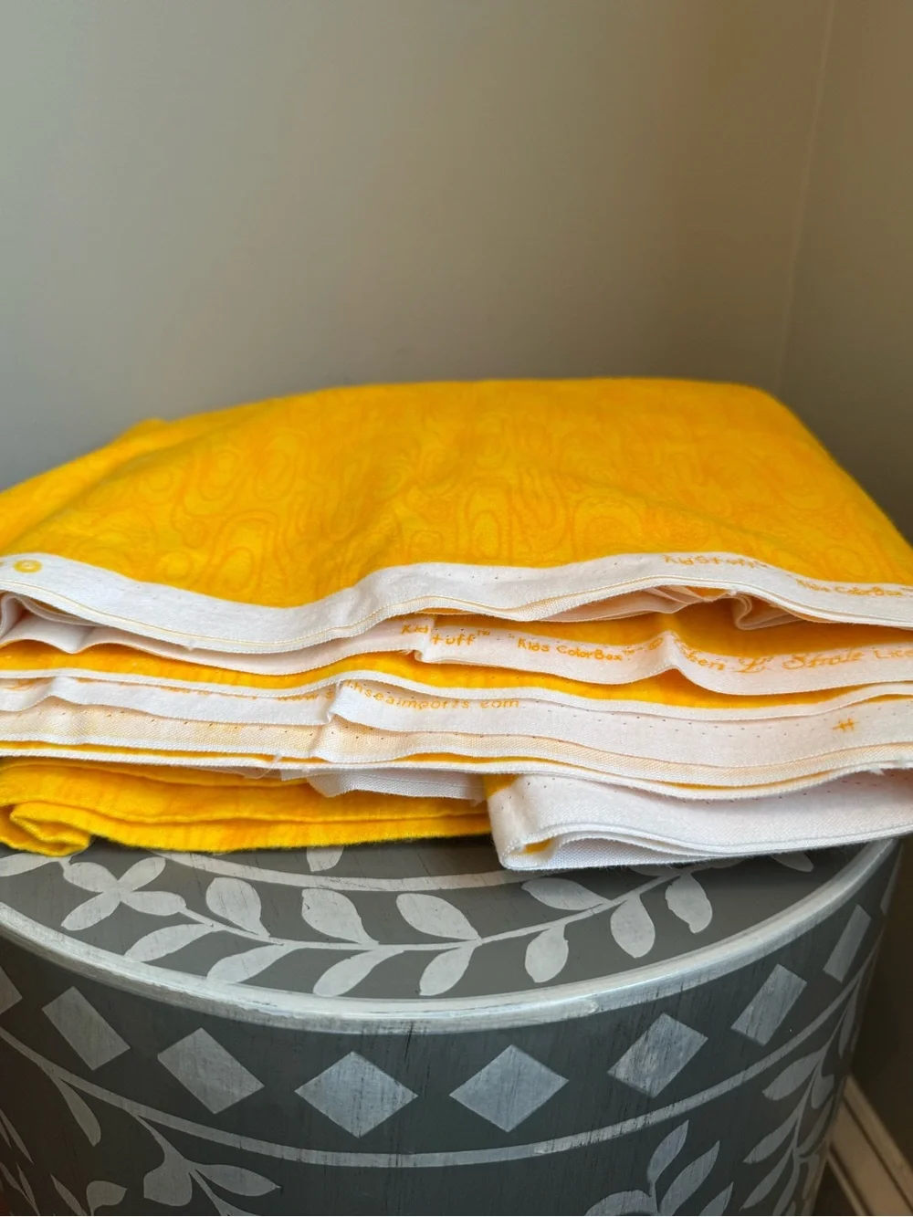 Yellow Cotton Flannel Fabric 5 Yards Colorbox by Cheri Strole